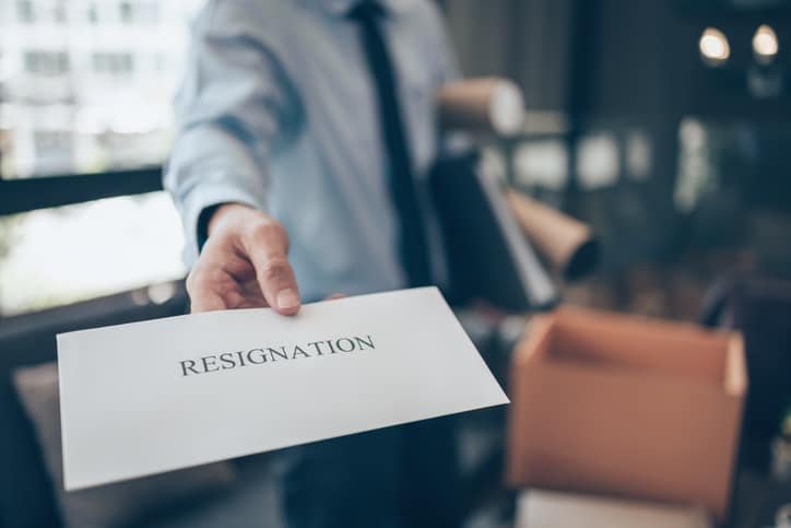 Employment contract – validity of employee’s resignation